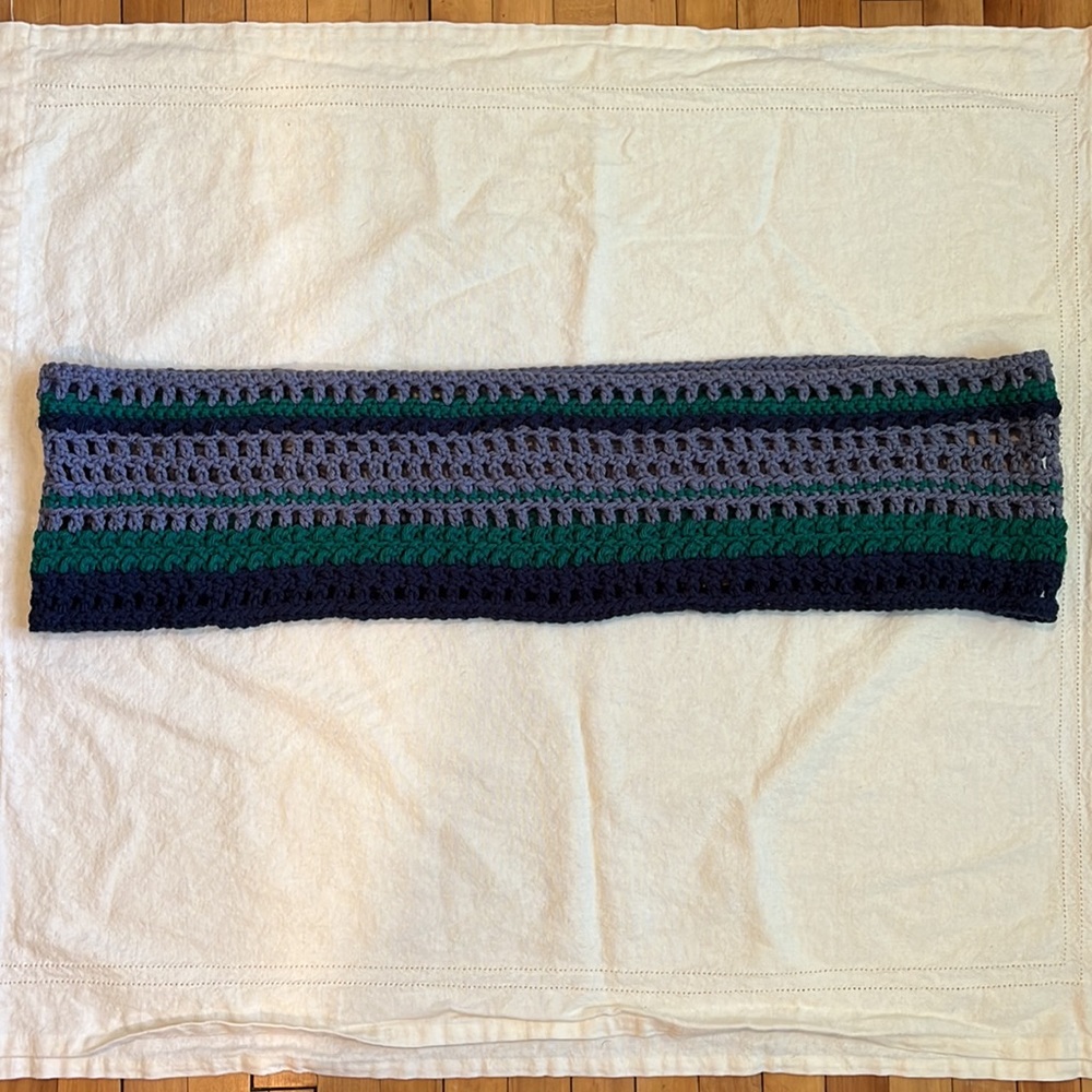 Hand Crocheted Infinity Scarf - Picture 2 of 6